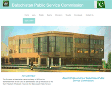Tablet Screenshot of bpsc.gob.pk